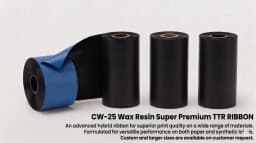 CW-25 Wax Resin Super Premium Ribbon